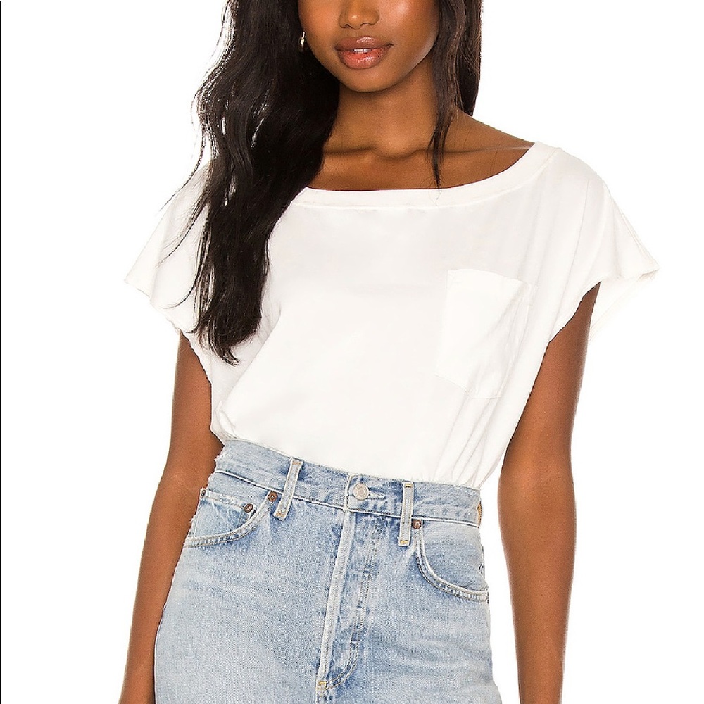 New Road Trip Bodysuit in Painted White - Free People